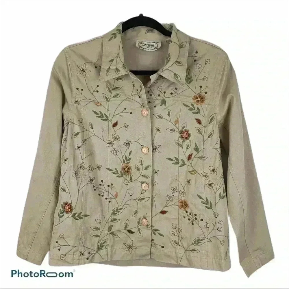 Tantrums Flower Embroidered Jacket